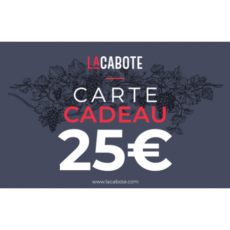 Carte Cadeau 25€ - La Cabote