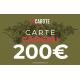 Carte Cadeau 200€ - La Cabote
